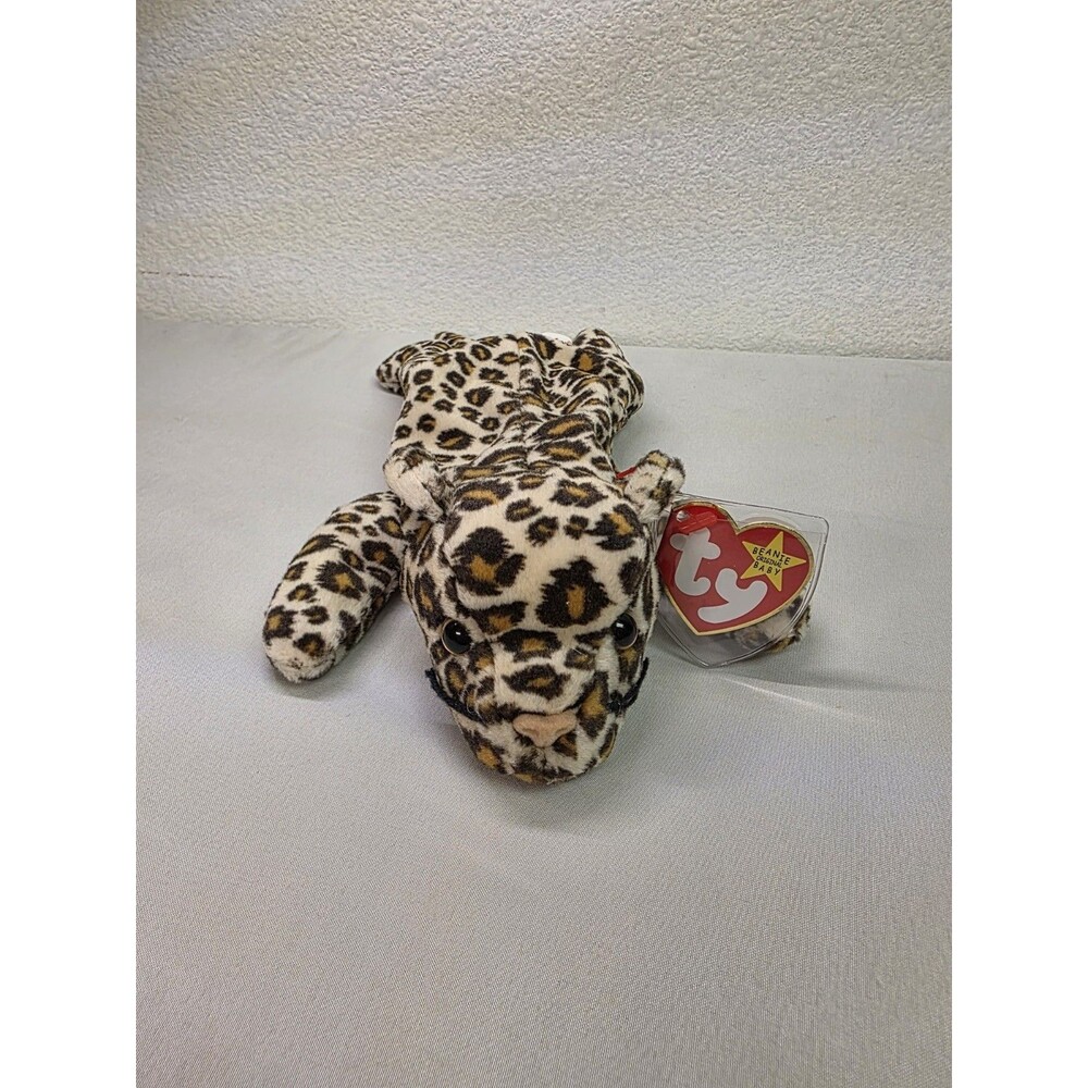 Ty Teenie Beanie Babies Freckles The Leopard 1996 plush vintage